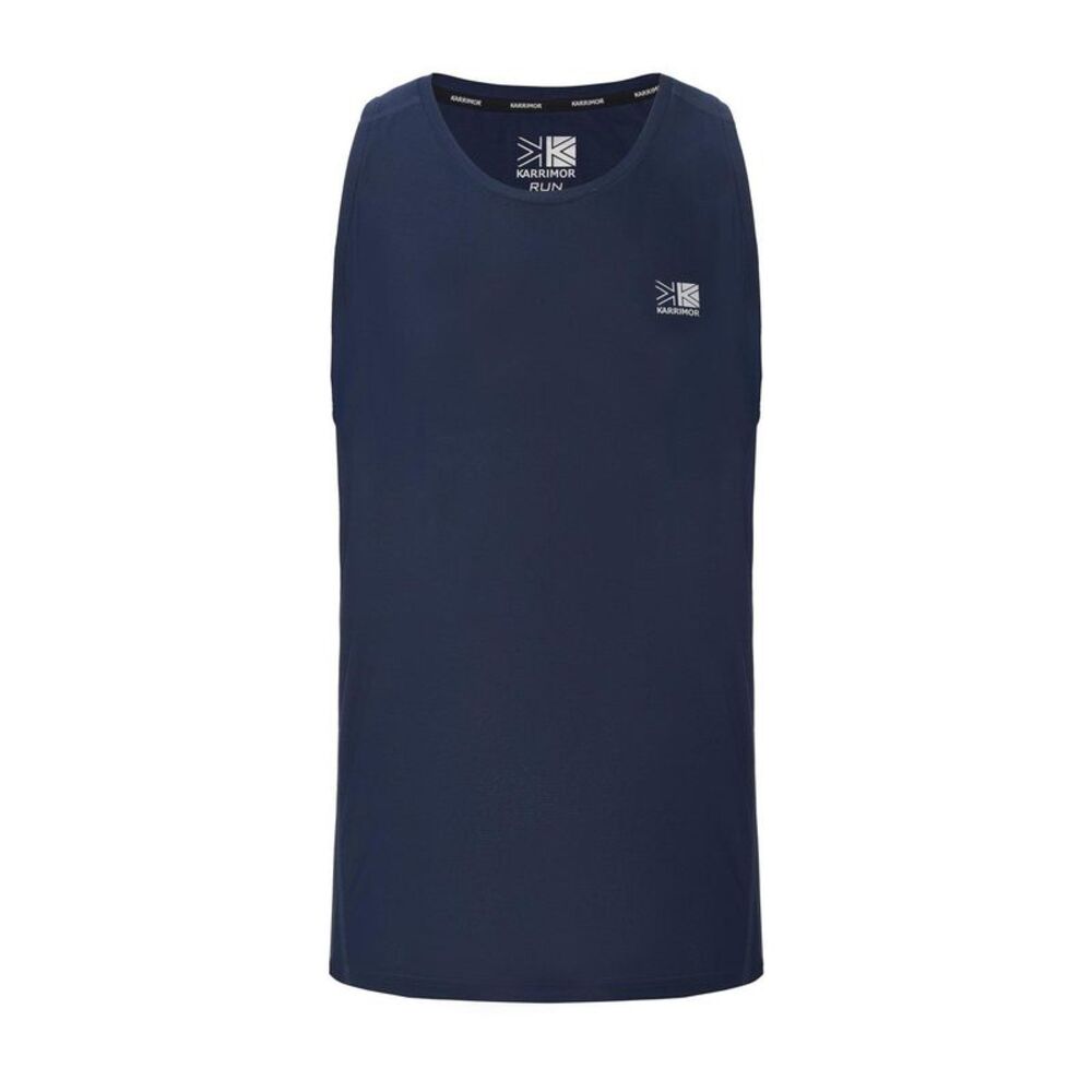 Karrimor Mens Logo Running Tank Top / Navy